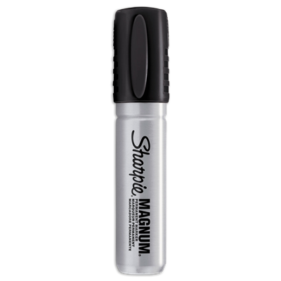 Sharpie® Magnum Permanent Marker, Broad Chisel Tip, Black